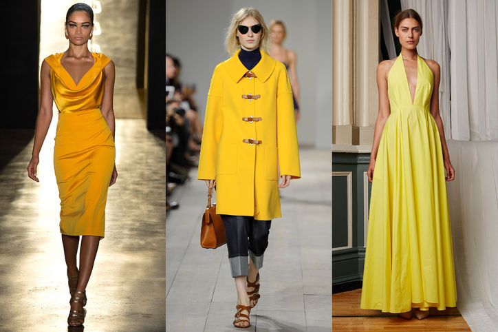 Trend per la primavera/estate 2015 - il giallo
