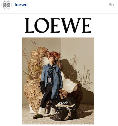 LOEWE presenta la sua nuova campagna pubblicitaria per la primavera estate 2016. Le foto sono state scattate da Steven Meisel.