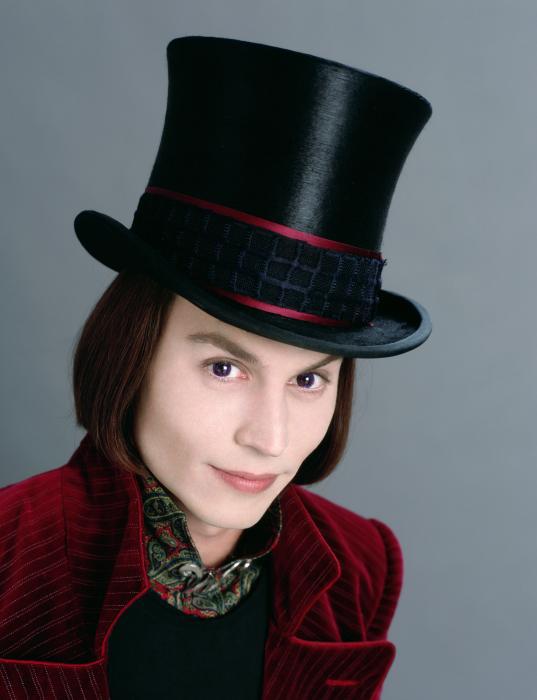 Johnny Depp in Willy Wonka