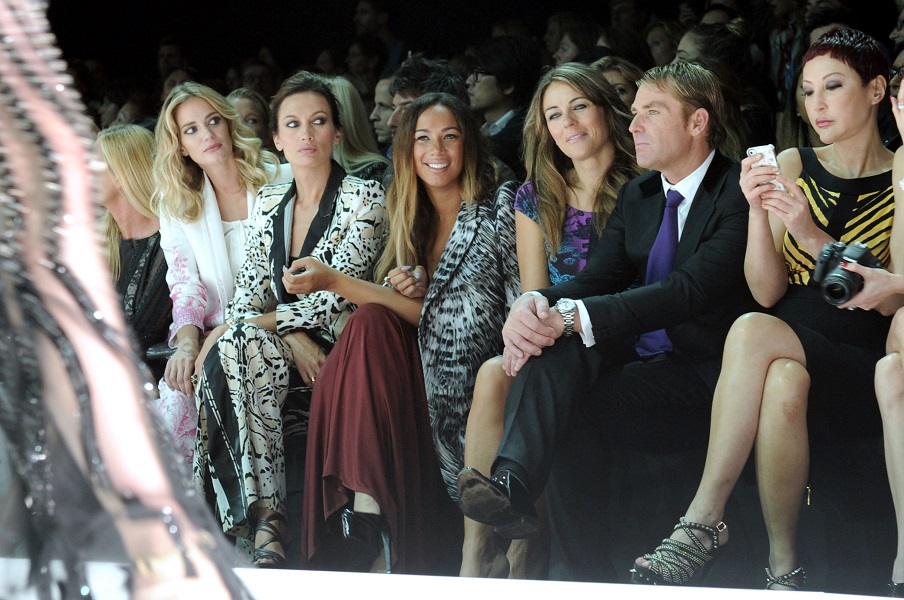 Front Row durante la Milano Fashion Week