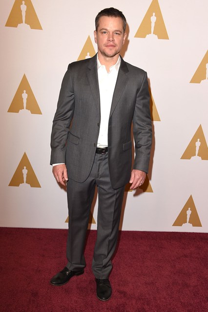 Matt Damon all'Oscars Nominees Luncheon,LA