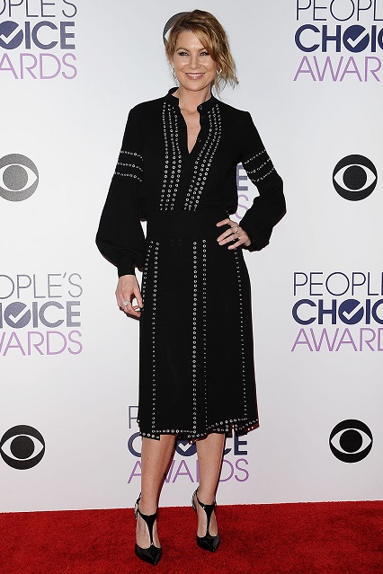 Ellen Pompeo in Michael Kors Collection ai People Choice Awards
