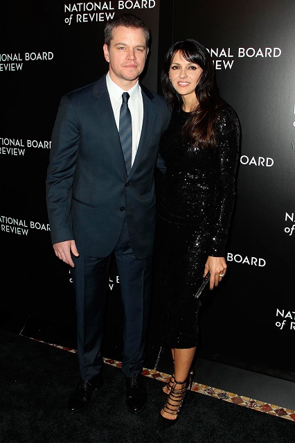 Matt e Luciana Damon al National Board Of Review Gala, New York