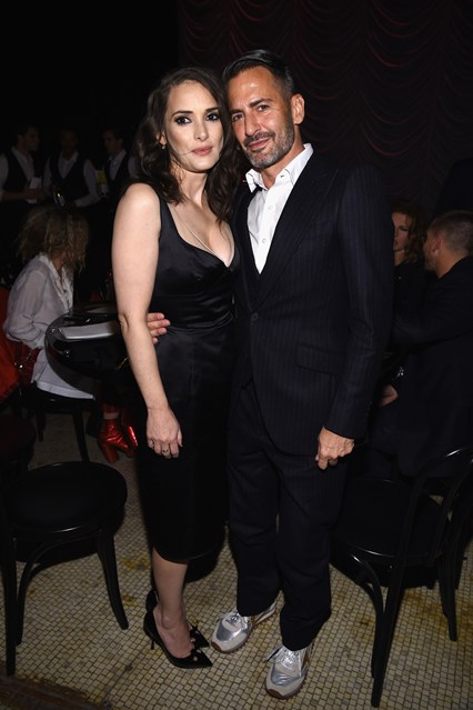 Winona Ryder e Marc Jacobs al Marc Jacobs Beauty Velvet Noir Mascara Launch dinner, New York