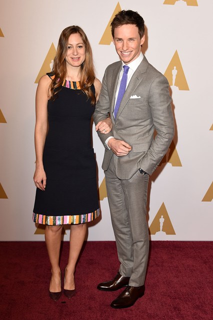 Hannah ed Eddie Redmayne in Ralph Lauren all'Oscars Nominees Luncheon,LA