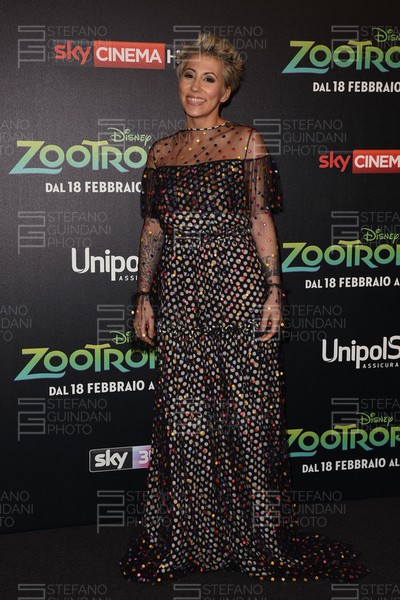 Malika Ayane in Marco De Vincenzo Resort 2016 alla premiere del film Disney Zootropolis, Rome