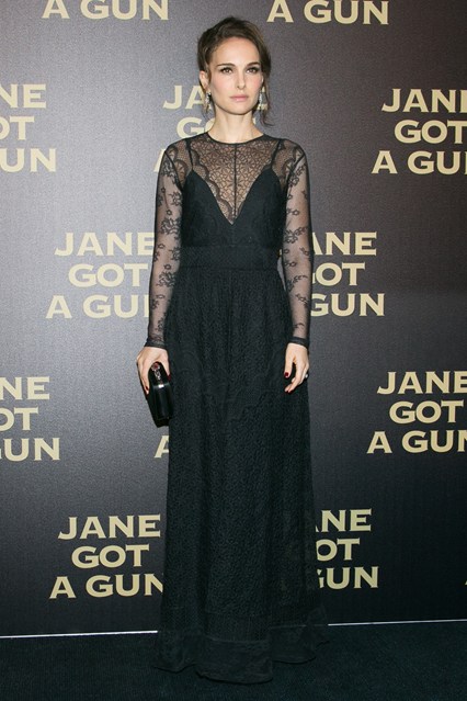 Natalie Portman in Dior al Jane Got A Gun premiere, Paris