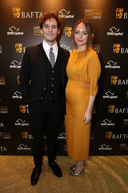 Sam Clafin e Laura Haddock al BAFTA Film Gala, London